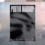 Poster Mockup on Construction Fence