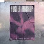 Poster Mockup on Construction Fence