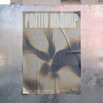 Poster Mockup on Construction Fence