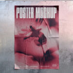 Poster Mockup on Construction Fence