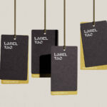 Premium Clothing Label Tag Mockup