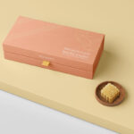 Premium Food Box Packaging Mockup in Perspective View