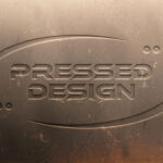 Pressed Text and Logo Mockup