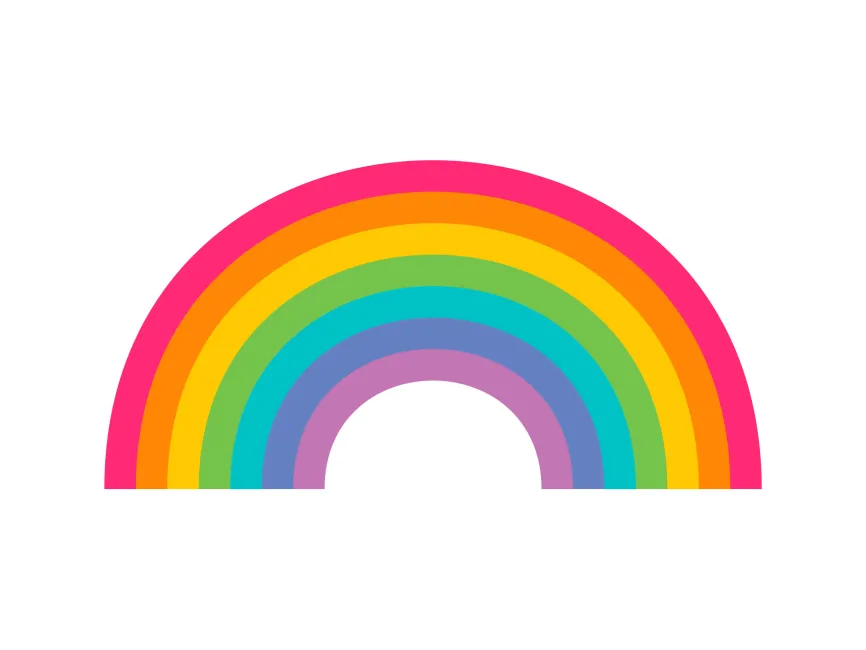 Pride Day Rainbow Logo