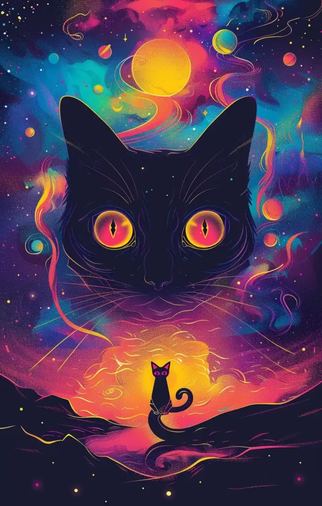 Psychedelic Cosmic Creatures