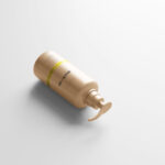 Pump Dispenser Bottle Mockup in Perspective View