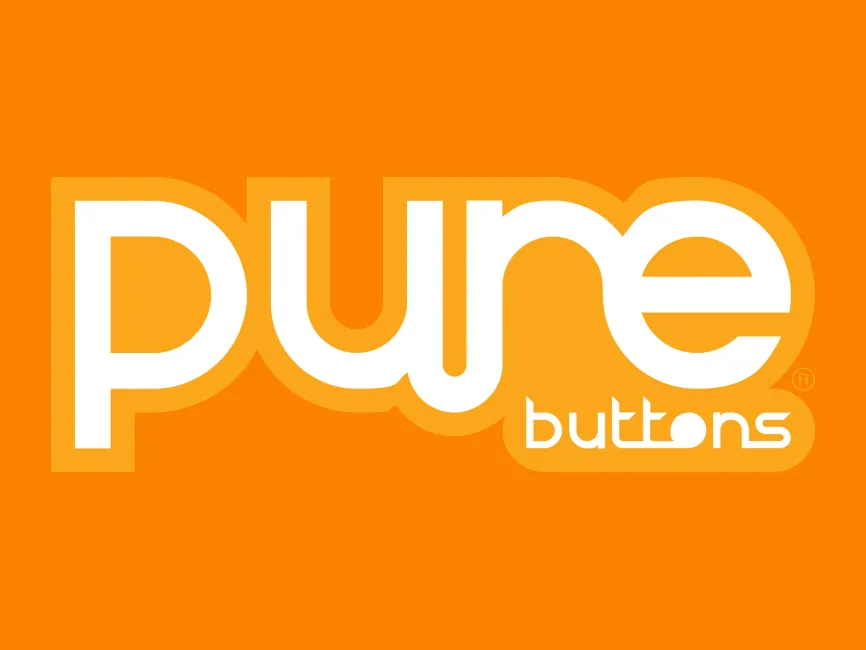 Pure Buttons Orange Logo