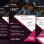 Purple Clean Business Flyer Template