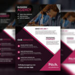 Purple Clean Business Flyer Template