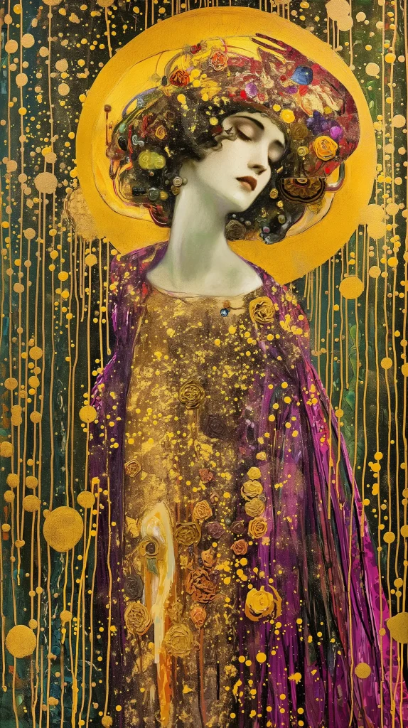 Raw Chaos Klimt Inspired ai prompt preview