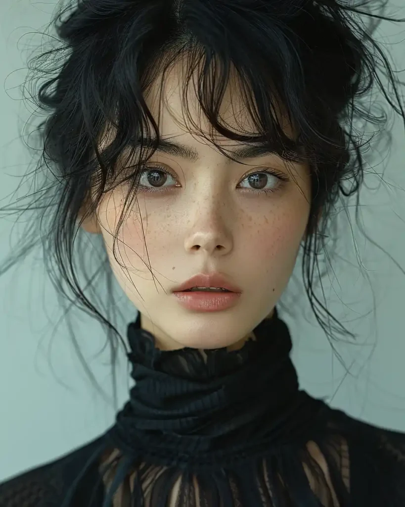 Realistic Arrogant Woman Portrait