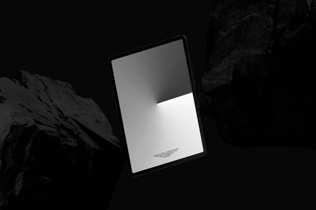 Realistic iPad Mockup