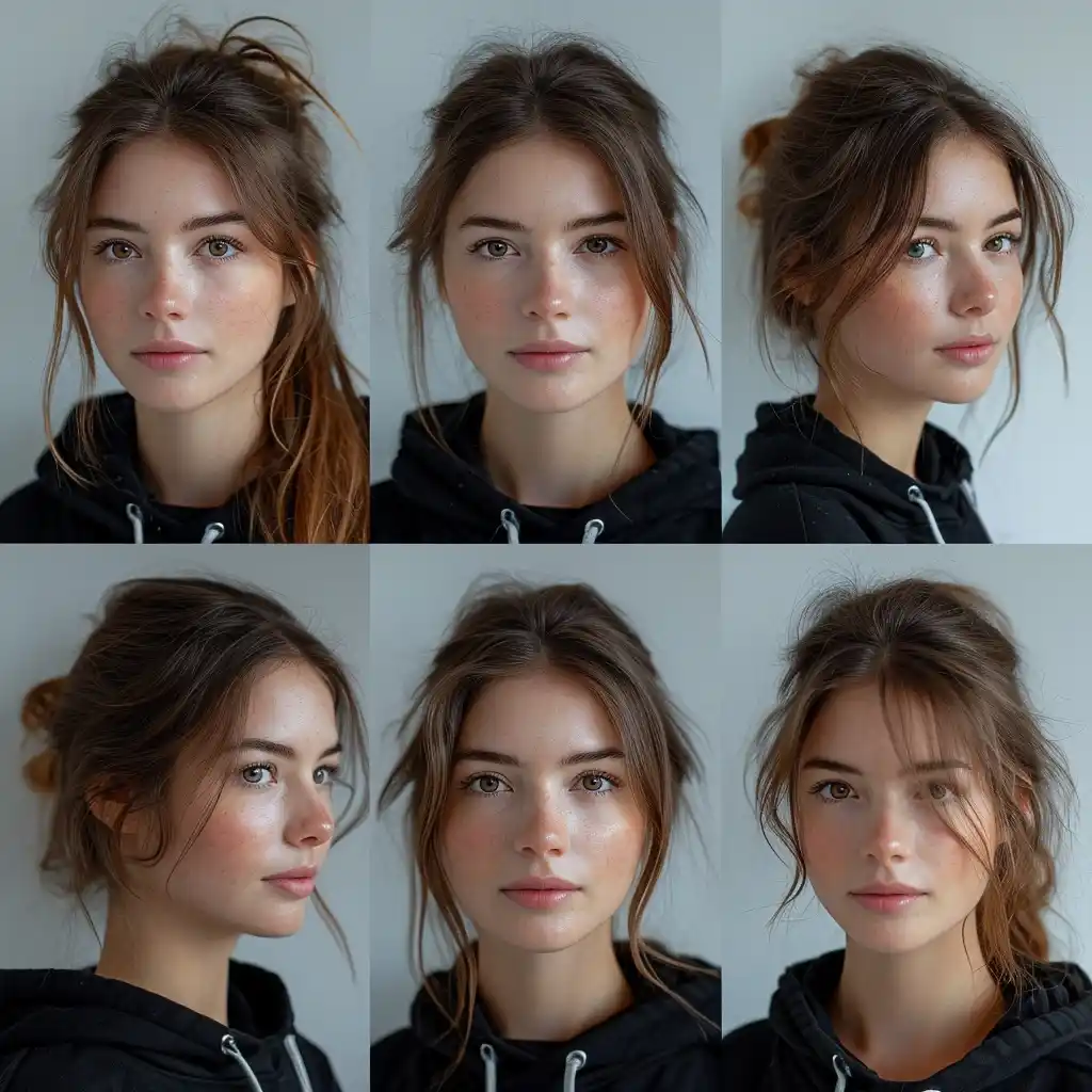 Realistic Russian Girl Character Sheet