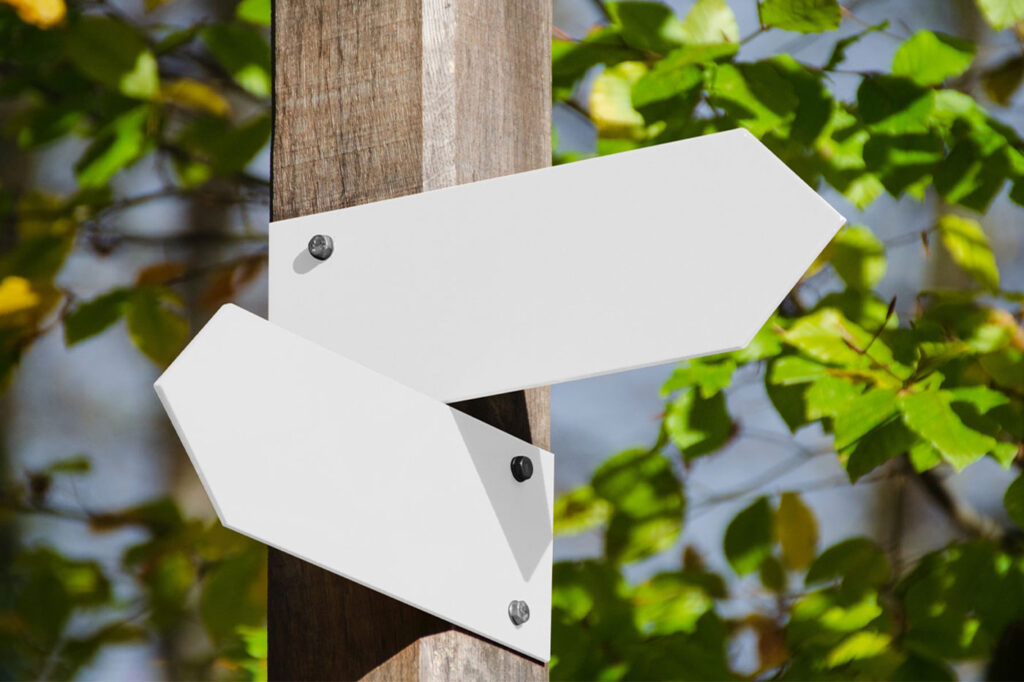 Realistic Wayfinding and Signage Mockup