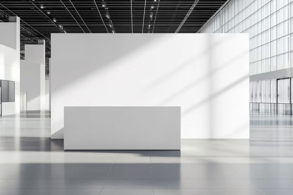 Reception in the Modern Building Mockup