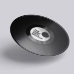 Record Vinyl Mockup of 5 Different Views