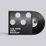 Record Vinyl Mockup of 5 Different Views