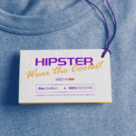 Rectangle Clothing Hang Tag on a T-shirt Mockup