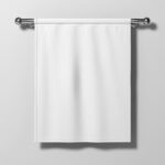 Rectangle Pennant Flag Mockup