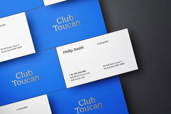 Grid of Rectangular Business Card Mockup