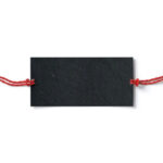 Rectangular Tag with Rope Mockup from a Top View