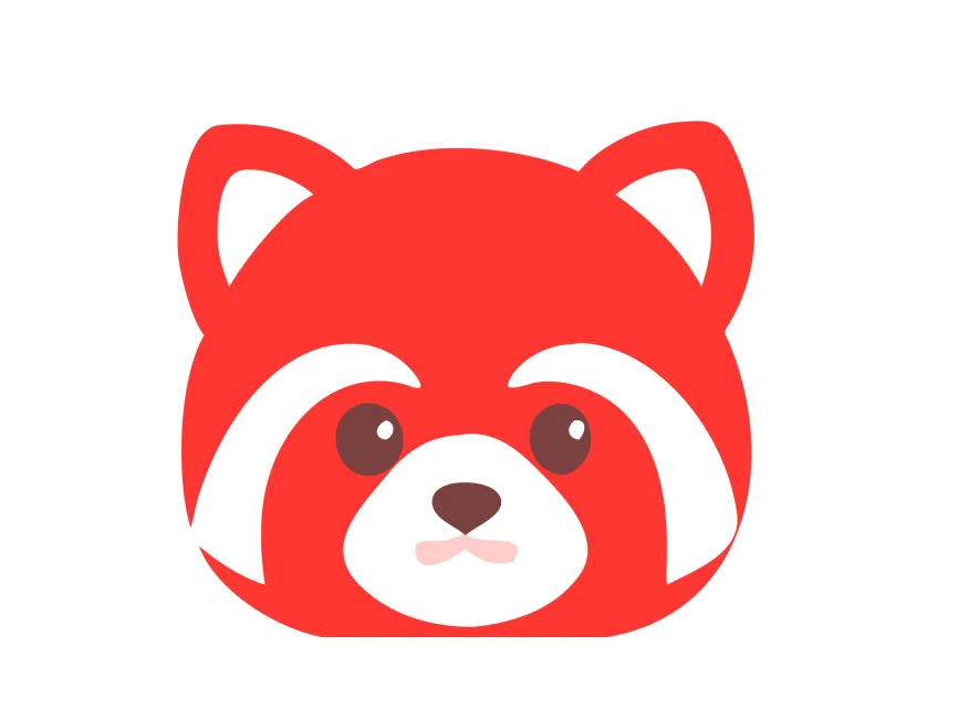 Red Panda AI Logo
