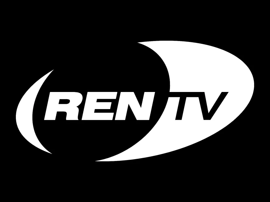 REN TV Black Elips Logo