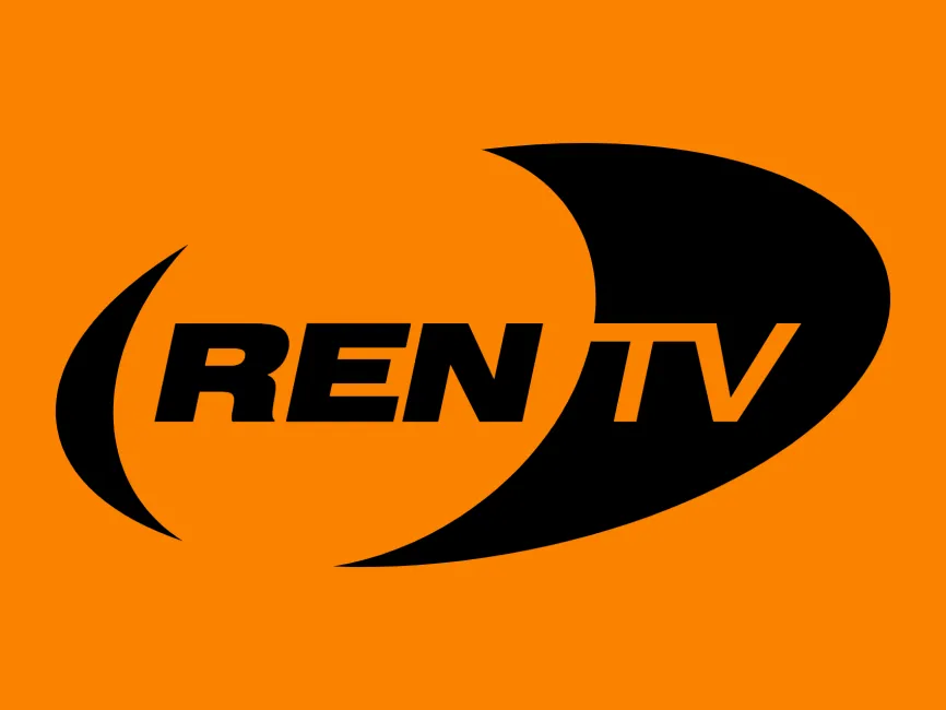 REN TV Black Elips Logo