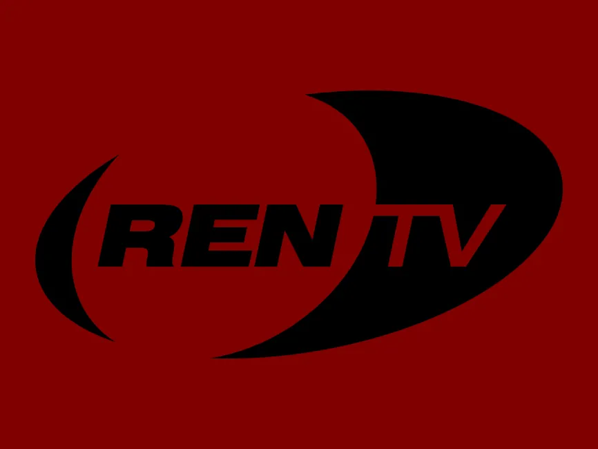 REN TV Black Elips Logo