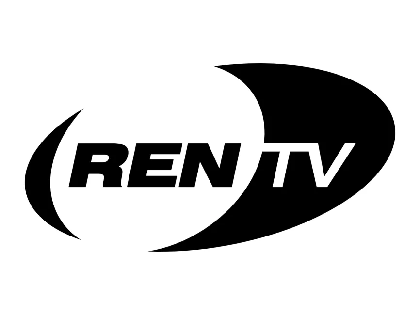 REN TV Black Elips Logo