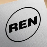 REN TV Black Logo