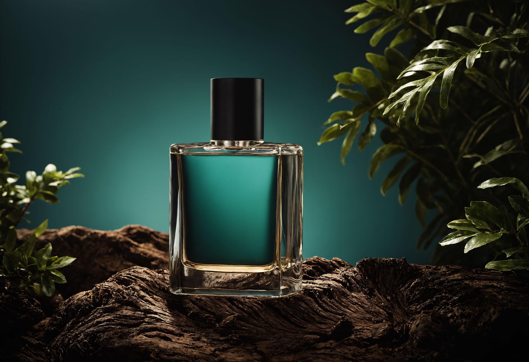 Free Elegant Perfume Bottle Mockup PSD Template