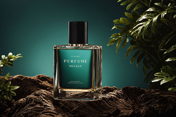 Elegant Perfume Bottle Mockup
