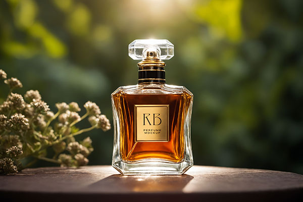 Outdoor Perfume Bottle Mockup