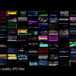 200 Glitch Overlays