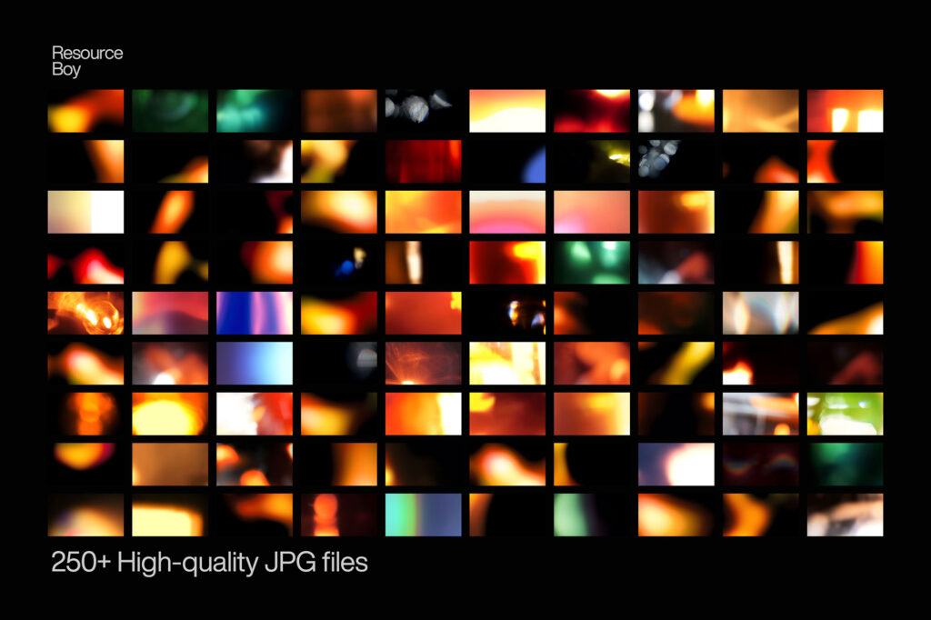250 Light Leak Overlays