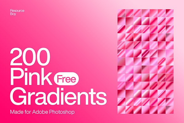 200 Pink Photoshop Gradients gradient preview