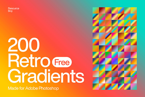 200 Retro Photoshop Gradients gradient preview
