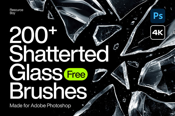 200+ Shattered Glass Photoshop Brushes