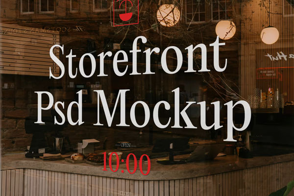 Restaurant Storefront Mockup