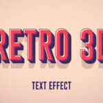 Retro 3D Text Effect