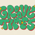 Retro 3D Volume Text Logo Effect