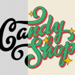 Retro 3D Volume Text Logo Effect