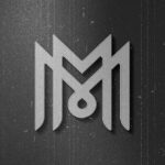 Retro Black and White Text and Logo Effect