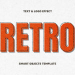 Retro Cartoon Text Effect