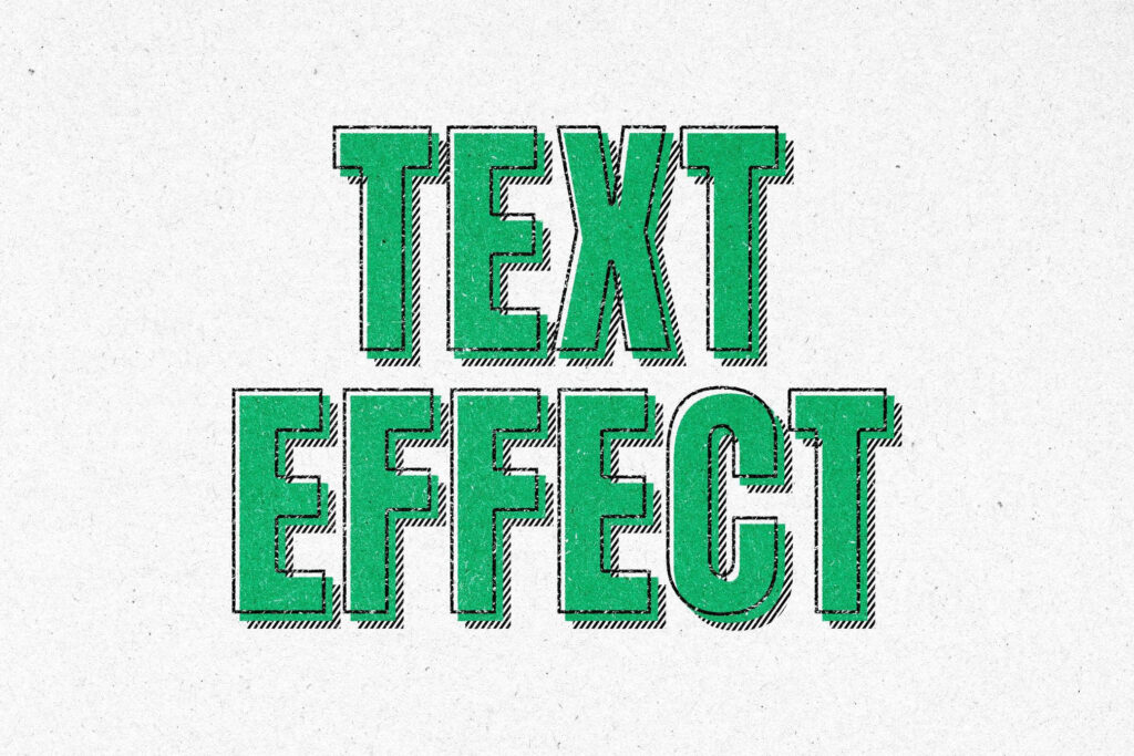 Retro Cartoon Text Effect
