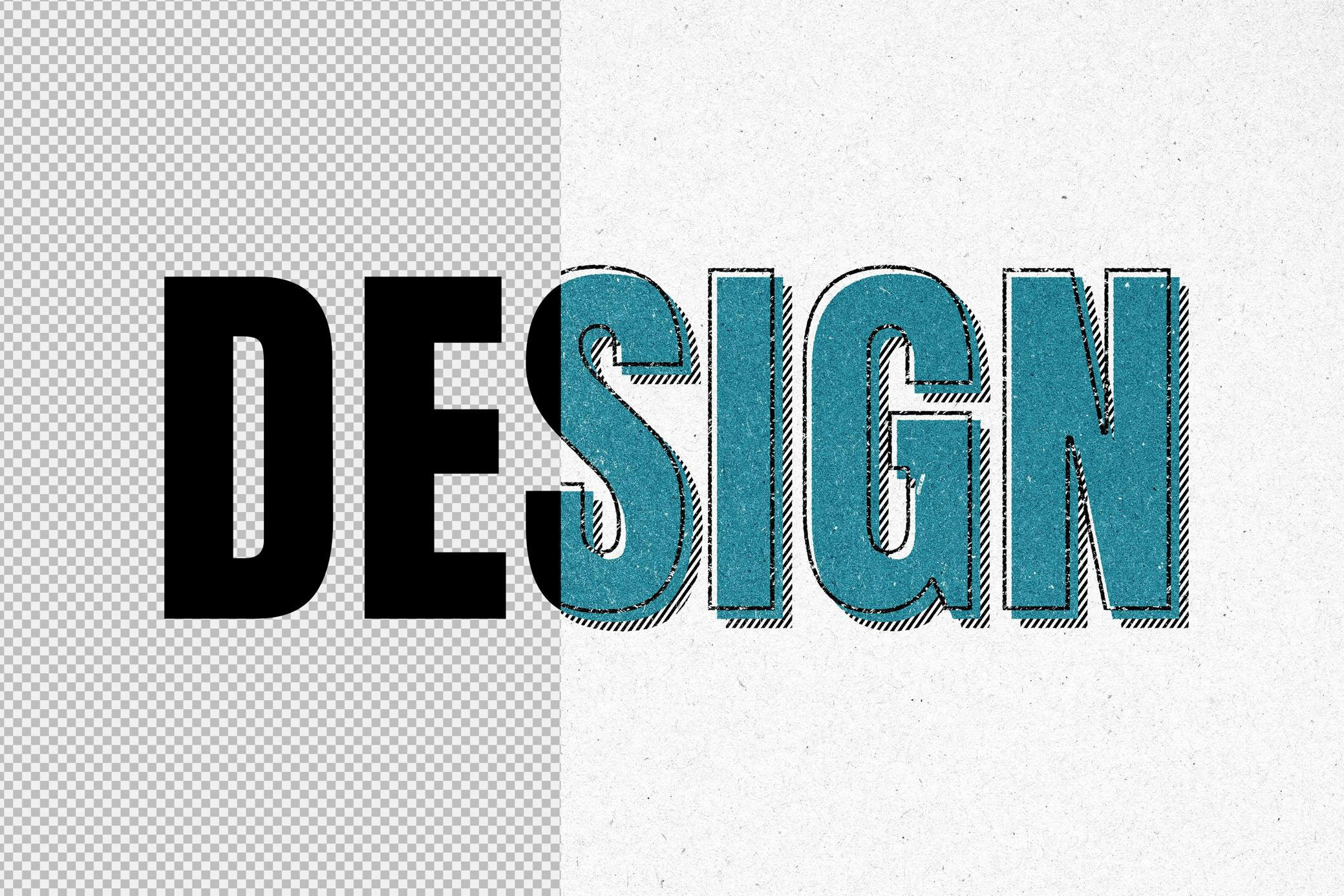 Free Retro Cartoon Text Effect PSD Template