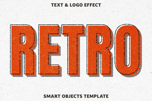 Retro Cartoon Text Effect