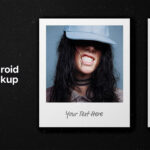 Retro Polaroid Frame Mockup
