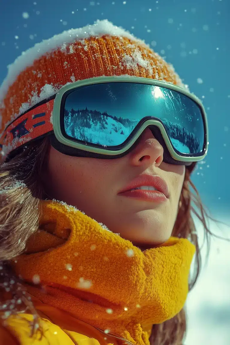 Retro Snowmobile Adventure